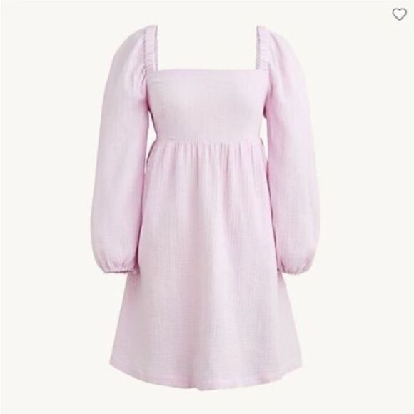 J Crew Square Neck Soft Gauze Dress NWT - Picture 1 of 10